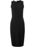 Cédric Charlier Fitted Sleeveless Dress, Women's, Size: 44, Black, Polyester/polyurethane