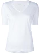 Incentive! Cashmere V-neck T-shirt, Women's, Size: Large, White, Spandex/elastane/micromodal
