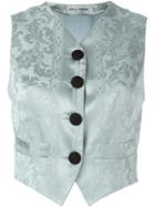 Dolce & Gabbana Vintage Jacquard Waistcoat - Blue