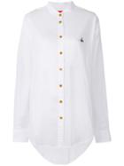 Vivienne Westwood - Embroidered Logo Shirt - Women - Cotton - 42, White, Cotton