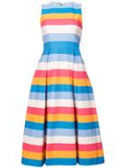 Carolina Herrera Open Back Midi Dress - Multicolour