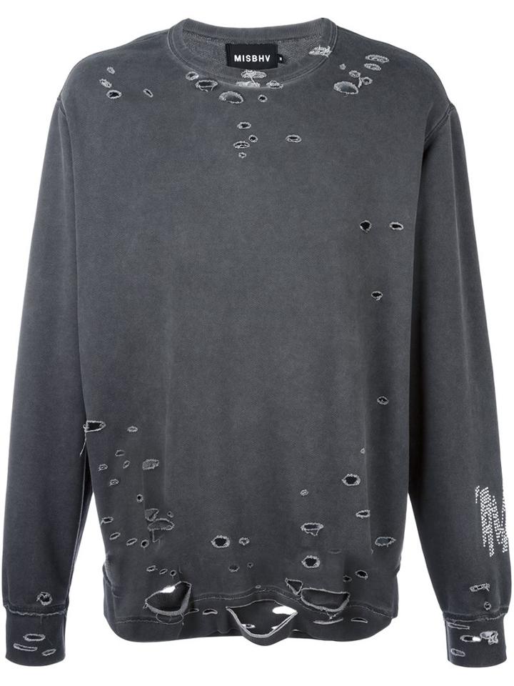 Misbhv 'sonic You' Sweatshirt, Men's, Size: Small, Grey, Cotton