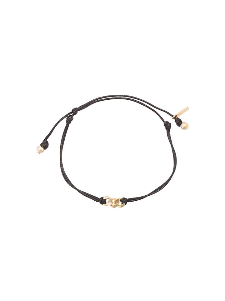 Hues Mini Chain-link Bracelet - Black