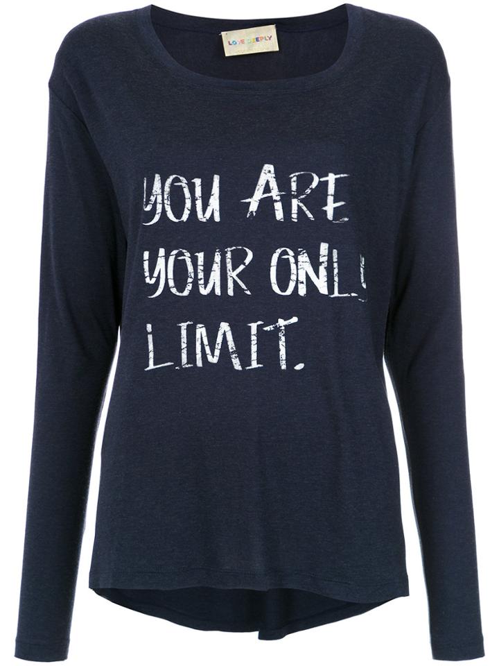 Andrea Bogosian Printed Long Sleeves Blouse - Blue
