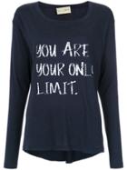 Andrea Bogosian Printed Long Sleeves Blouse - Blue
