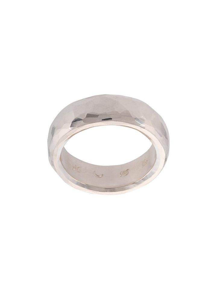 Werkstatt:münchen Textured Ring - Silver