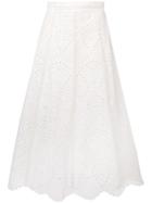 Zimmermann Shea Broderie Anglaise Skirt - White