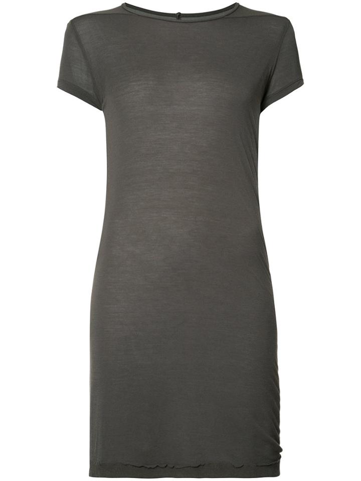Rick Owens Long-length T-shirt - Green
