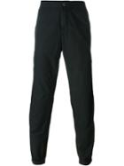 Stone Island Logo Patch Track Pants, Men's, Size: 30, Black, Cotton