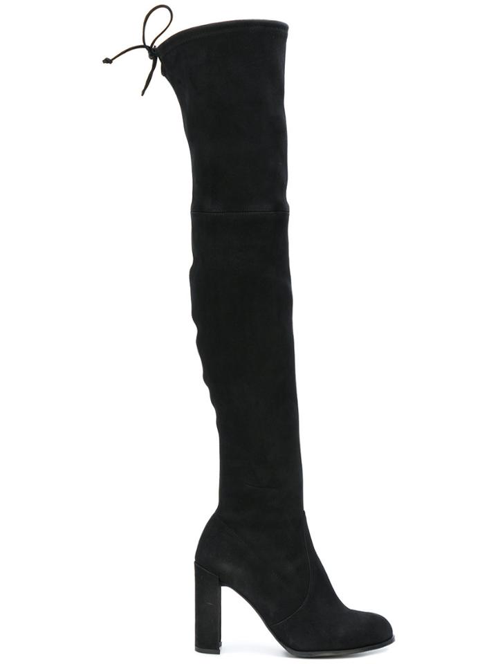 Stuart Weitzman Finland Over The Knee Boots - Black
