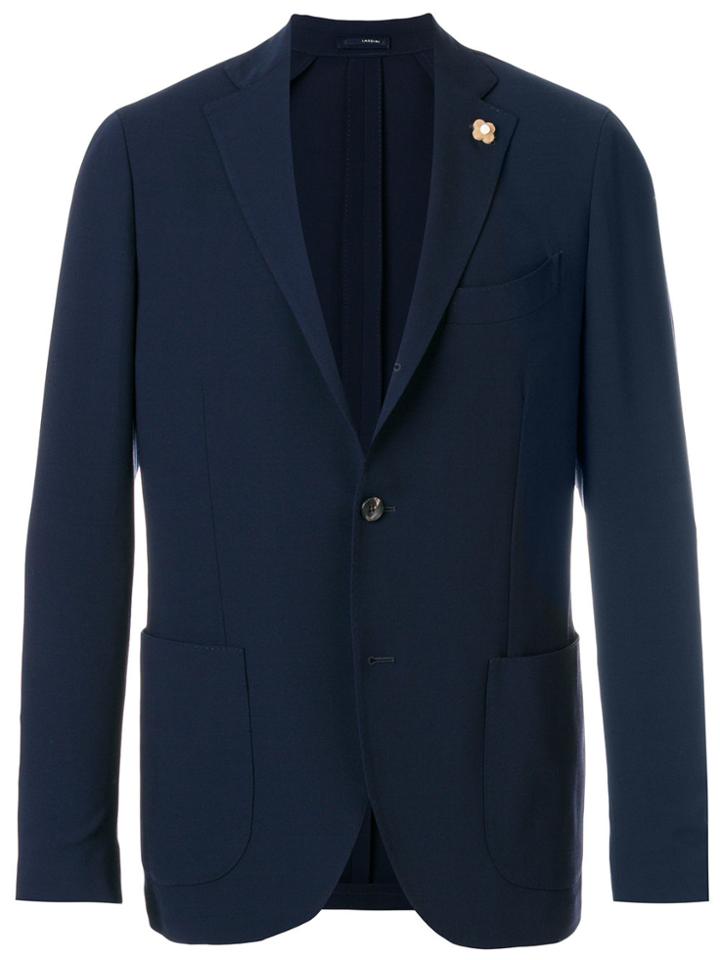 Lardini Slim-fit Suit Jacket - Blue