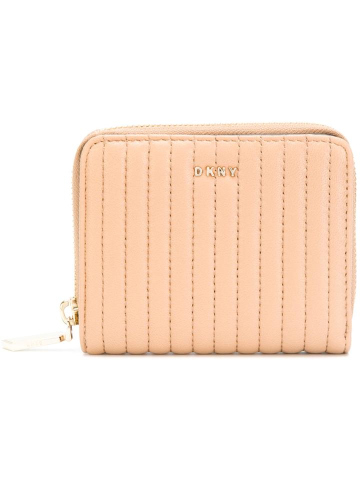 Donna Karan Quilted Wallet - Nude & Neutrals