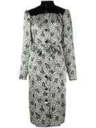 Yves Saint Laurent Pre-owned Printed Shirt Dress - White