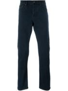 Burberry Straight Leg Trousers - Blue