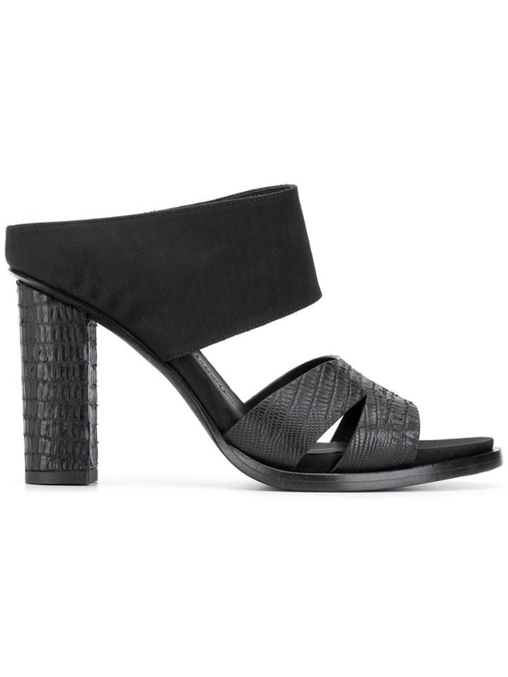 A.f.vandevorst Block Heel Sandals - Black