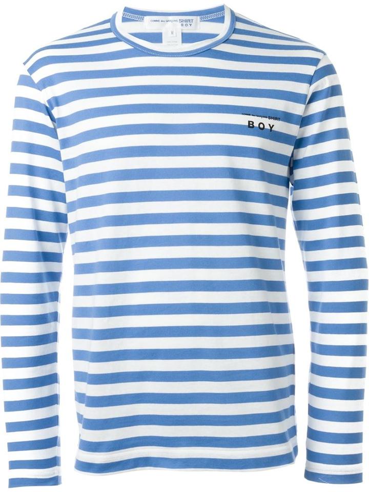 Comme Des Garçons Shirt Boy Striped T-shirt