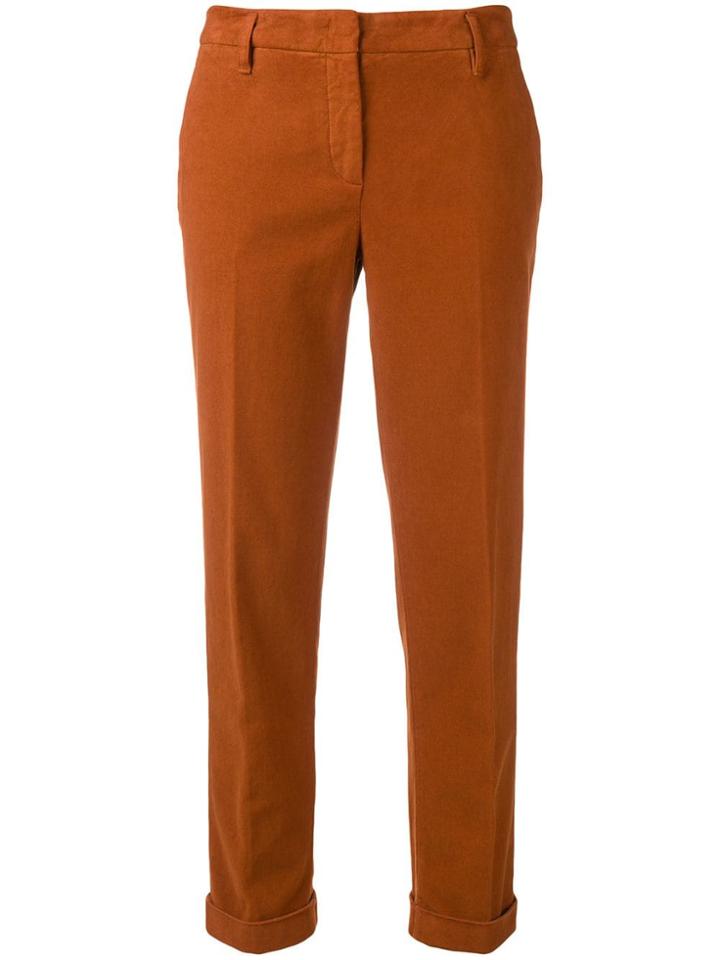 Aspesi High Waisted Trousers - Orange