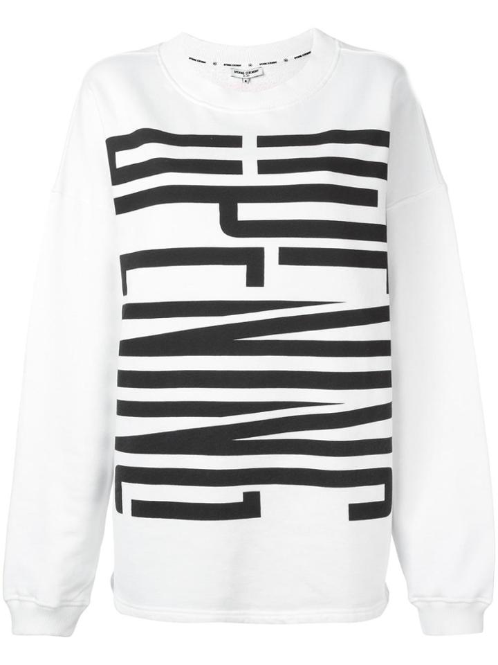 Opening Ceremony Logo Print Sweatshirt - White
