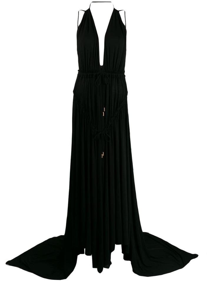 Dsquared2 Light Crepe Long Dress - Black