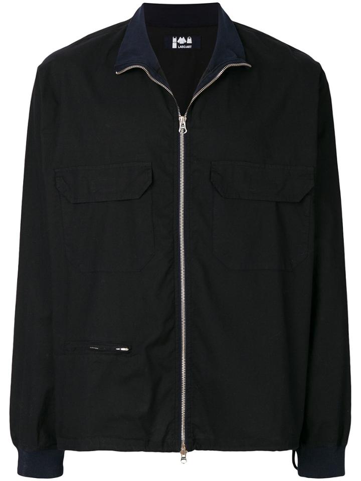 Labo Art Front Zip Jacket - Black