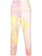 The Elder Statesman Printed Track Trousers - Pink