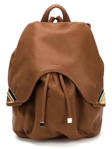 Valas Leather Backpack - Brown