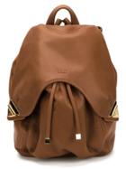 Valas Leather Backpack - Brown
