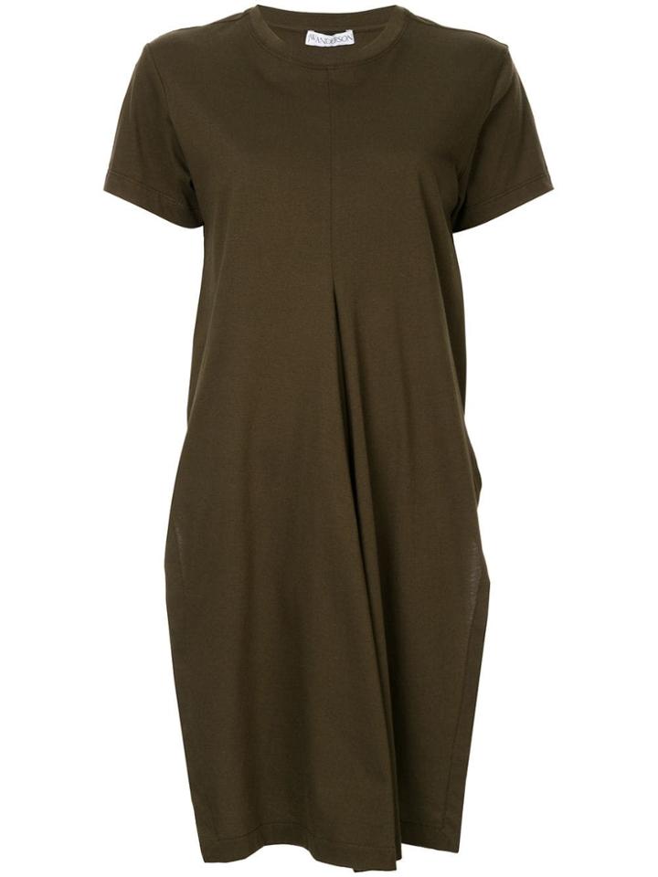 Jw Anderson Long-line T-shirt - Green