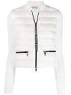 Moncler Cropped Padded Jacket - White