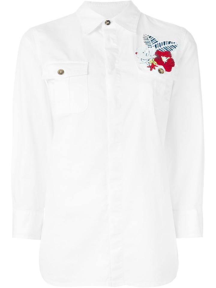 Dsquared2 Flower Appliqué Shirt