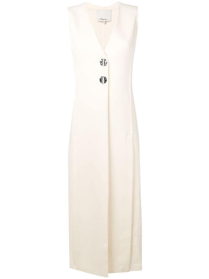 3.1 Phillip Lim Long Vest Dress With Slits - Neutrals