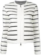 Moncler Brioche Jacket, Women's, Size: 1, White, Polyamide/polyester/feather Down