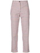 Ps By Paul Smith Checked Cropped Trousers - Multicolour