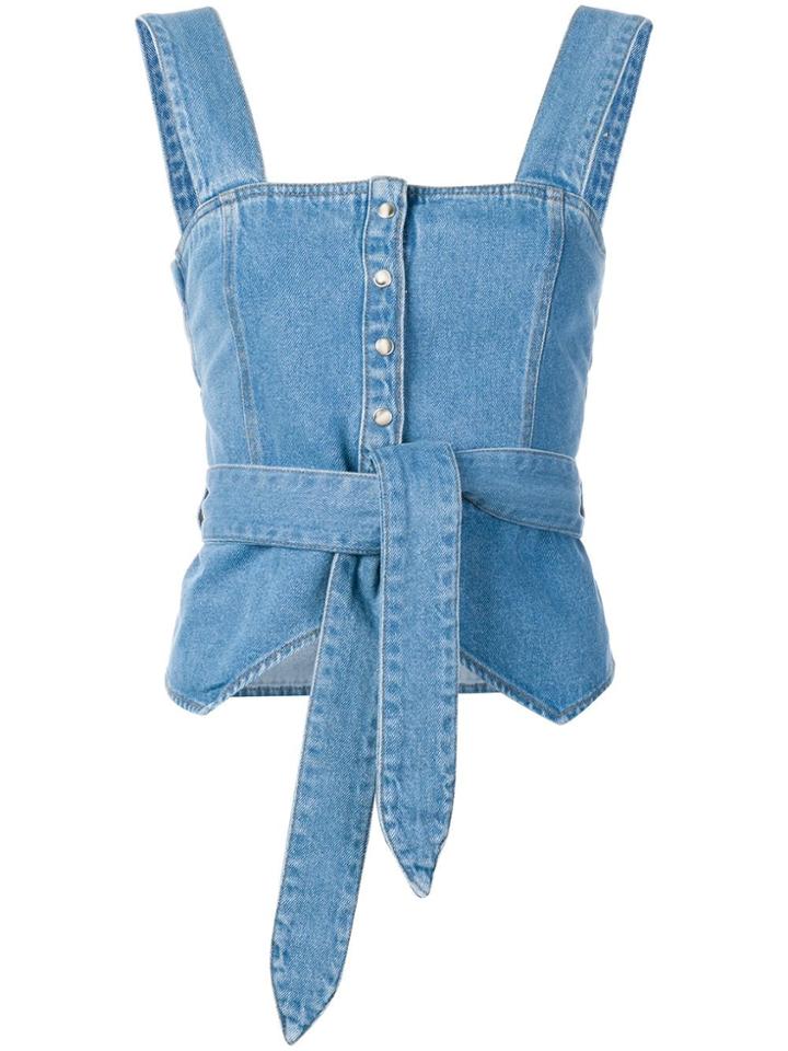 Nanushka Kaiko Top - Blue
