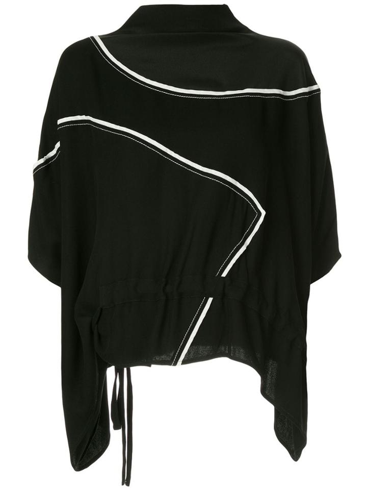 Taylor Outline Measure Blouse - Black