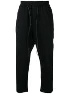 Joe Chia Drawstring Cropped Trousers - Black