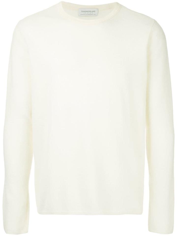 Tomorrowland Crew Neck Jumper - White