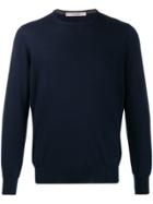 La Fileria For D'aniello Cashmere Crew Neck Jumper - Blue