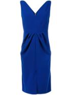 Rhea Costa Fitted Waist Sleeveless Dress - Blue