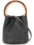 Marni Pannier Textured Bucket Bag - Black