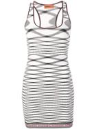 Missoni Mare Patterned Stretch Mini Dress - White