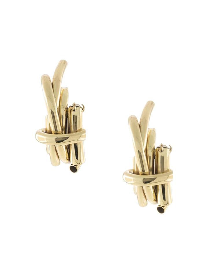 Ellery Di Rosa Piping Hoop Earrings - Gold