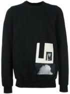 Rick Owens Drkshdw Abstract Patch Sweatshirt - Black