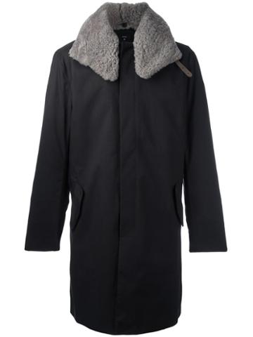 Norwegian Rain 'moscow' Coat, Men's, Size: Xl, Black, Sheep Skin/shearling/polyester/spandex/elastane/recycled Polyester