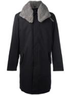 Norwegian Rain 'moscow' Coat, Men's, Size: Xl, Black, Sheep Skin/shearling/polyester/spandex/elastane/recycled Polyester