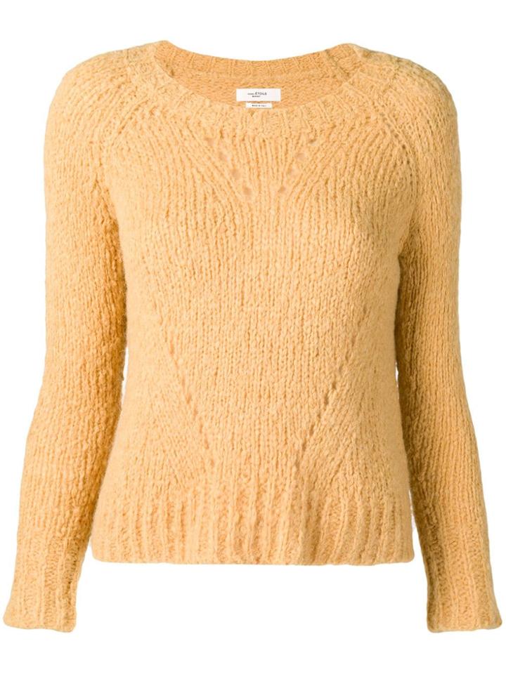 Isabel Marant Étoile Boat Neck Jumper - Yellow