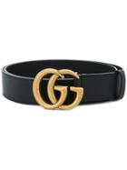 Gucci Double G Buckle Belt - Black