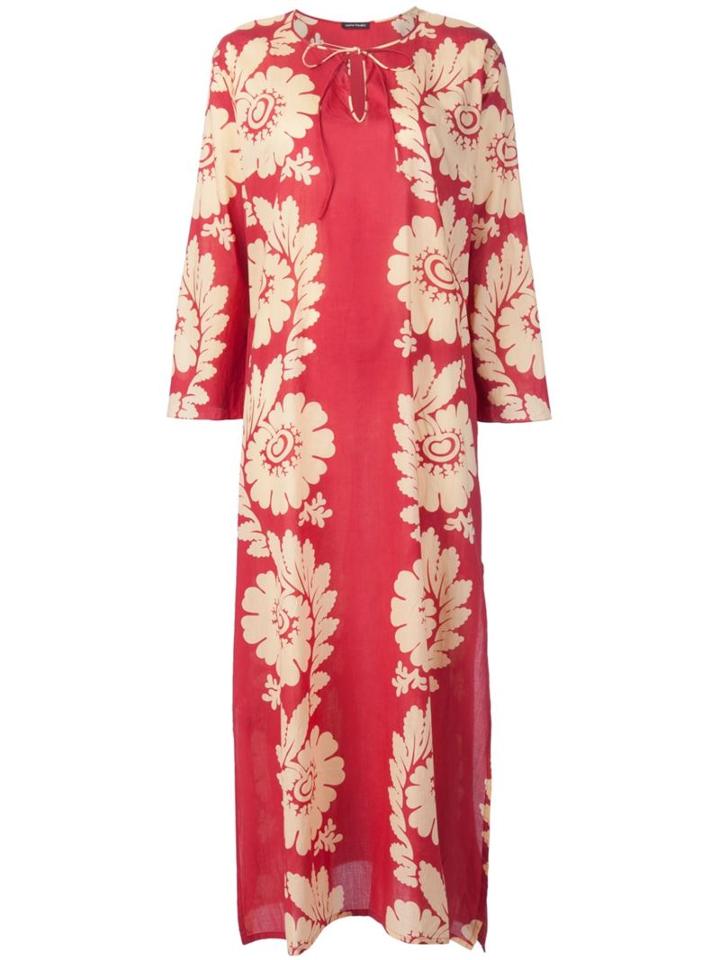 Sophie Theallet Long Floral Print Kaftan Dress