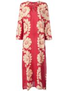 Sophie Theallet Long Floral Print Kaftan Dress