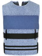 Craig Green Contrast Panel Vest - Blue